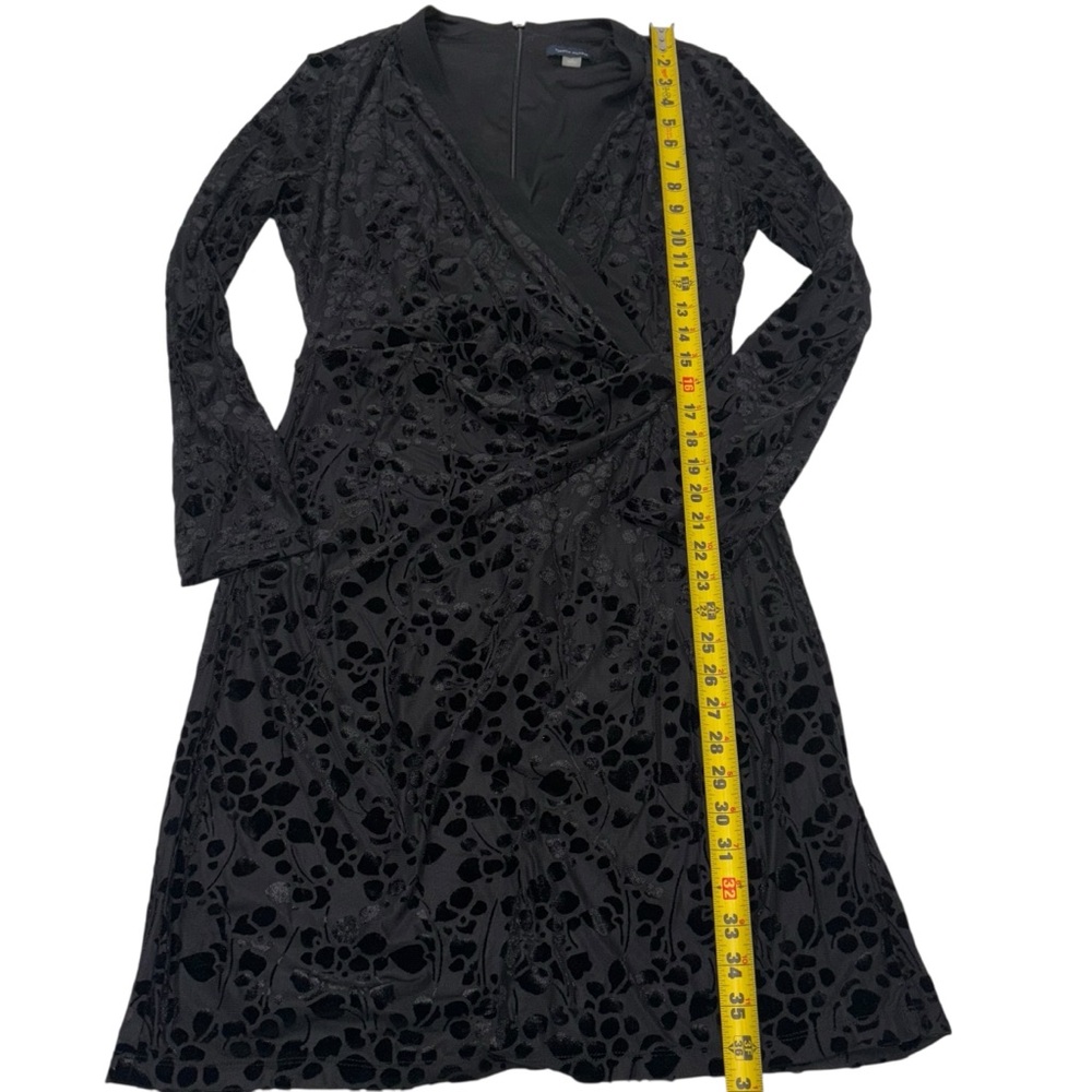 Tommy Hilfiger Women's Sheath Knit Long Sleeve Surplus Neckline Dress Sz 12 - Picture 8 of 10